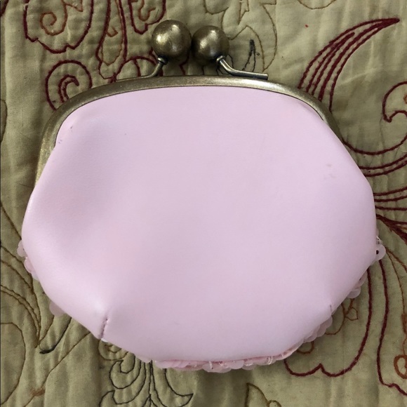 Vera Wang Pink Sequin Mini Clutch - Picture 5 of 8